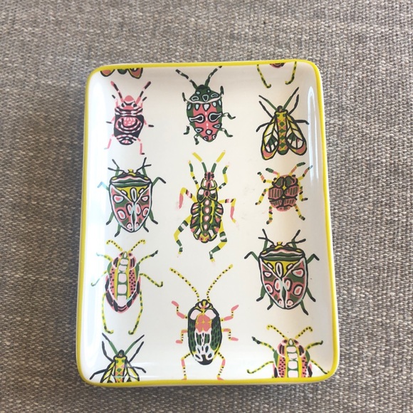 Urban Outfitters Colorful Bug Jewelry dish